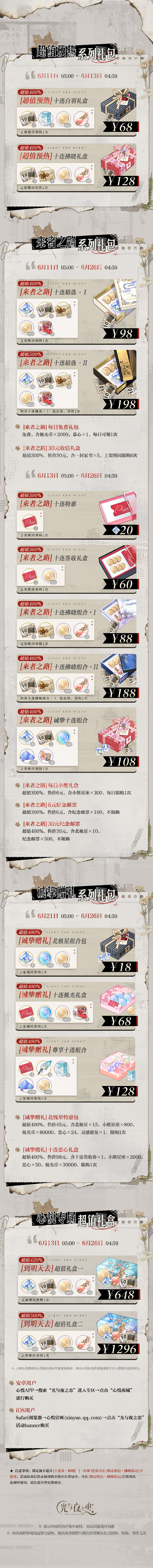 四周年超值特惠&福利一览